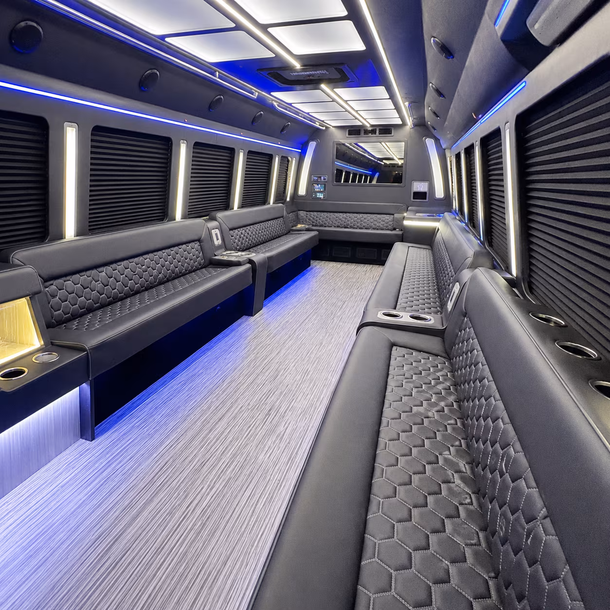 collierville party bus rental interior