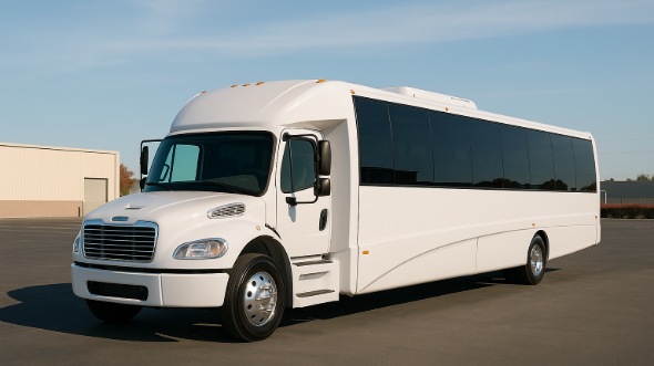 Exterior of Charter Bus Company Cordova's 25 Passenger Mini bus in Cordova