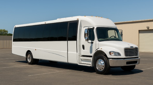 Exterior of Charter Bus Company Collierville's 30 Passenger Minibus in Collierville