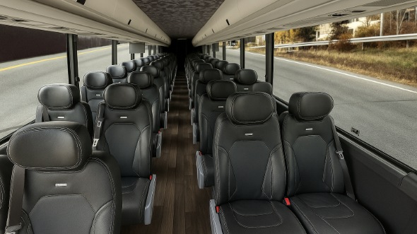 collierville 25 passenger minibus inside