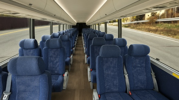 collierville 30 passenger minibus inside