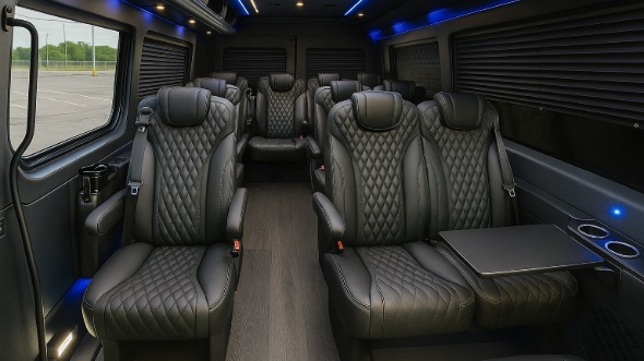 collierville sprinter van with driver inside