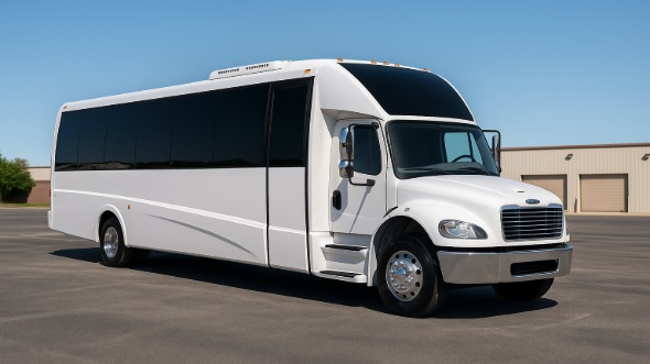 Exterior of Charter Bus Company Cordova's Party Bus in Cordova